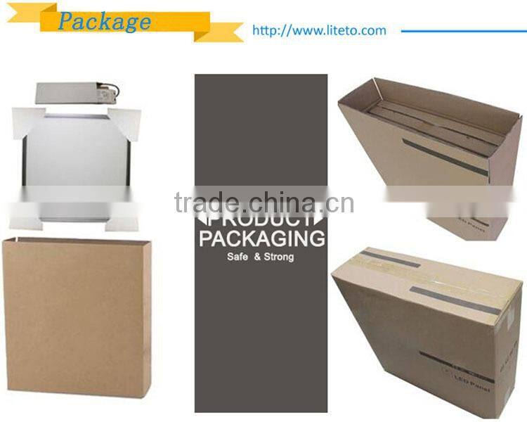 Shenzhen manufacturer dimmable surface mounted 36w 60x60 cm metal frame led panel light