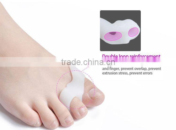 More breathable big toe orthotic separator ,silicone gel bunion guard