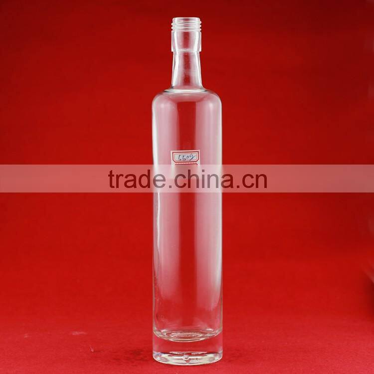New design 1 liter liquor bottle glass carboy wholesale glass liquor bottles