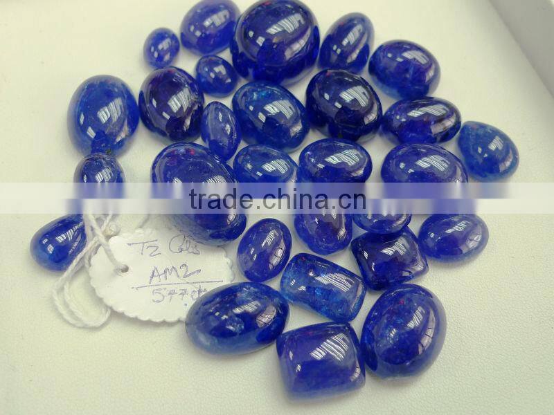 Natural Multi Shape Cabs Loose Gemstone Tanzanite
