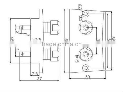 terminal plate (DBUFRT)