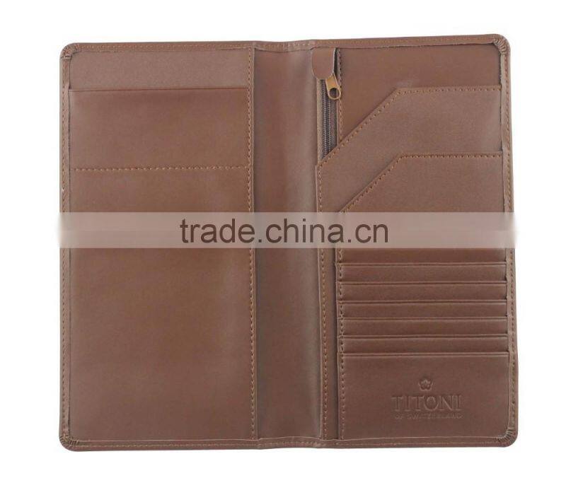 Delicate custom leather passport holder, Beautifully made passport cover with Customized Logo,Multifuction passport wallet