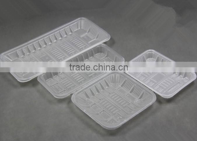 PET material plastic packing tray