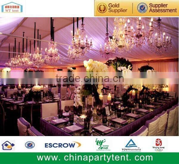 Aluminum frame span white marquee tent for events