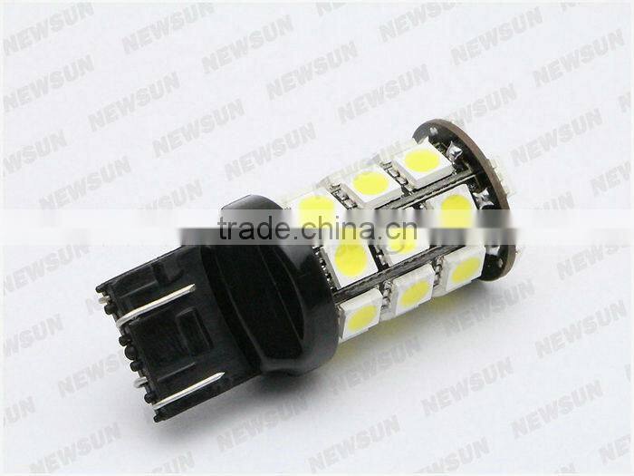 27 SMD 5050 LED T20 W21/5W 7443 Car Brake Light Turn signal Stop Reverse Light bulb 12V T20 led Tail Light Bulbs canbus free