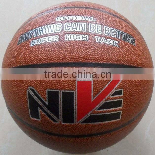 Professional size 7 PU basketball for match