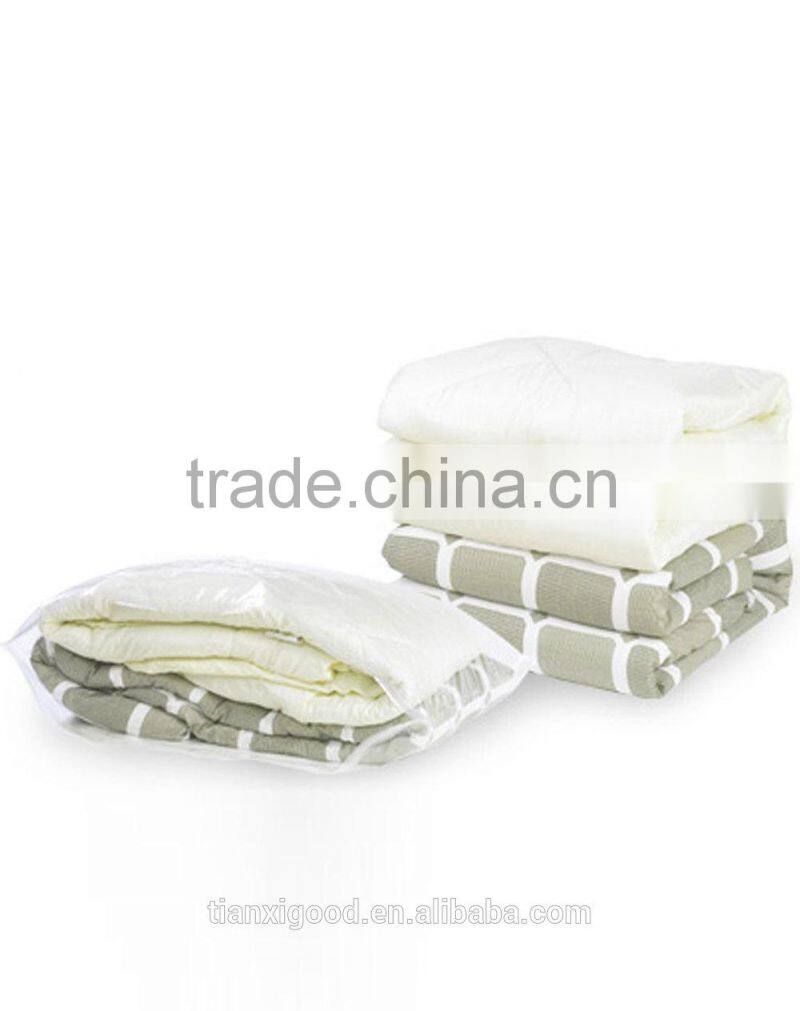 Compressed 75% space Vacuum Bag for bedding and clothes
