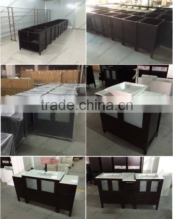 72" glass wash basin espresso bathroom vanity cabinets