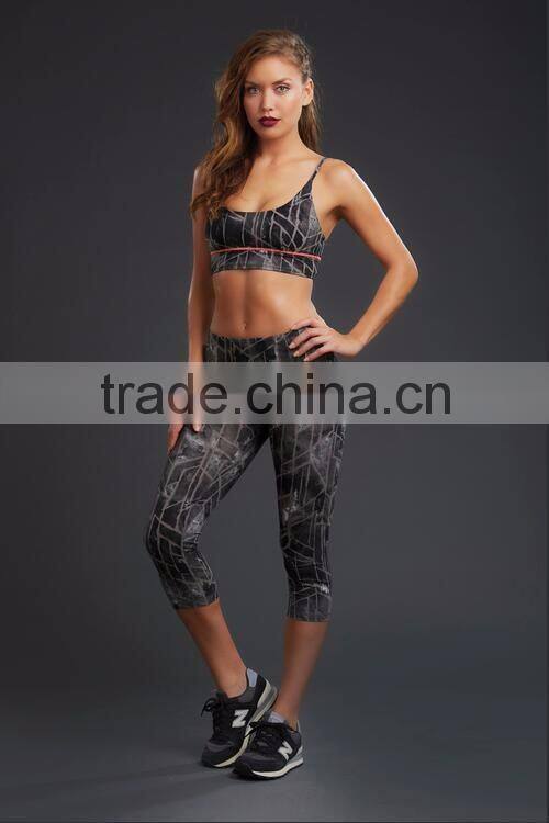4 Needle 6 Thread Seamless Women Sports Bralette Jog Bra