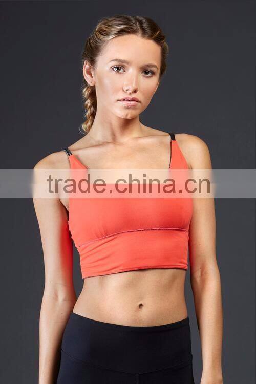4 Needle 6 Thread Seamless Women Sports Bralette Jog Bra
