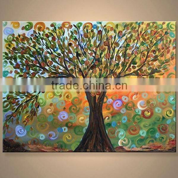 5mm thickness Wall-mounted decorative acrylic painting design with screw