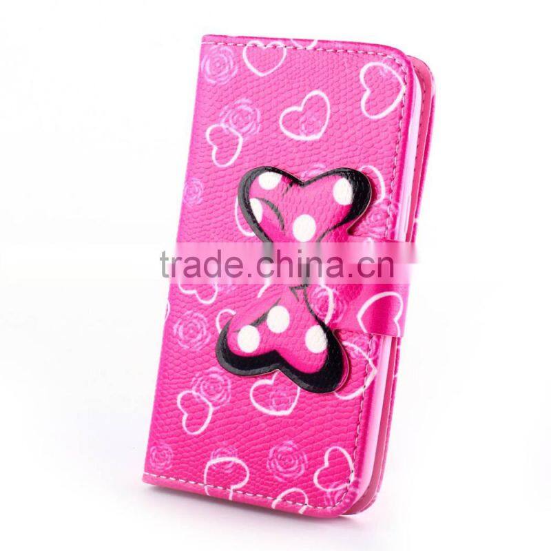 Wholesale For Samsung Galaxy J1 J100 Painted Style Leather TPU Case with Wallet Card Slots Free Shipping