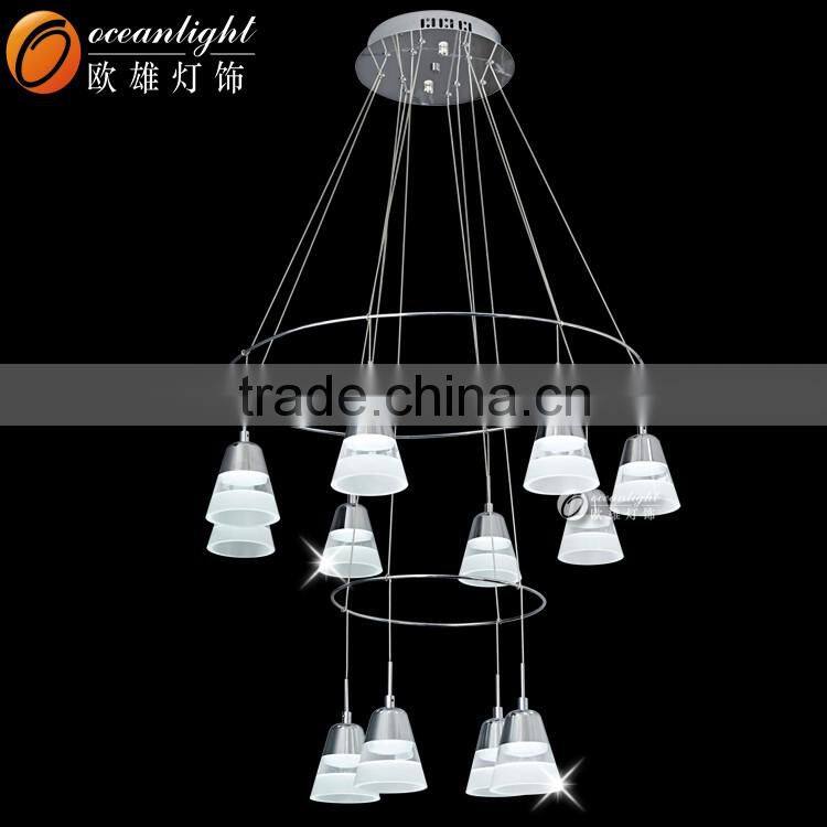 Modern LED Chips Lights Acrylic Pendant Chandelier Bottle Chandelier Lampardis OM88213-8W
