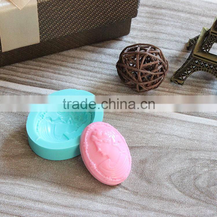Amazing Silicone Soap Molds, Face Fondant Silicone Mold, Silicone Waffle Cake Mould