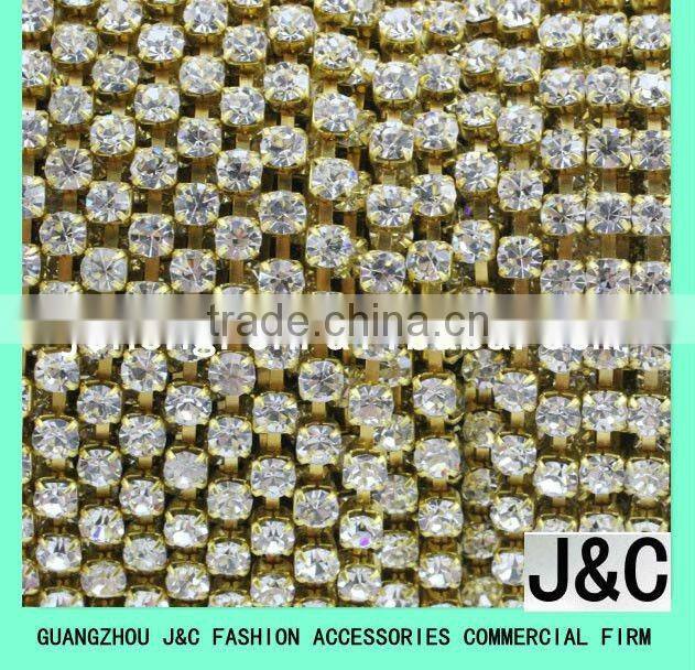 PP24 Strass Amber Color Crystal Rhinestone Chain