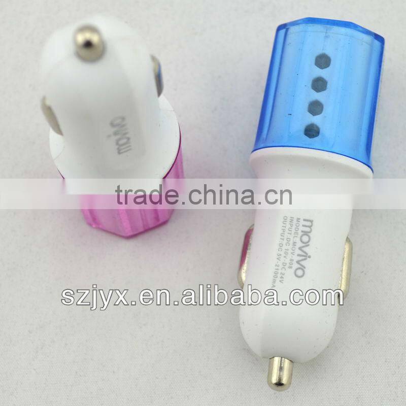 new style USB car charger 1000mah mini USB car charger