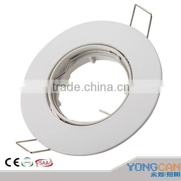 Zinc alloy die casting recessed downlight ceiling light trims MR16 downlight GU10 /G5.3