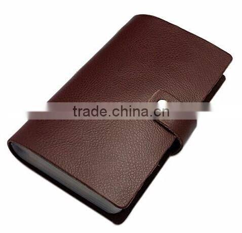 Customized design Leather Card Id Card Business Card Holder Case Book