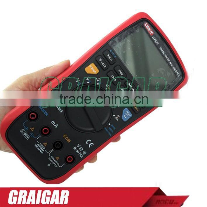 UNI-T UT531 LCD Insulation Digital Multimeter Volt Amp Ohm Capacitance Tester