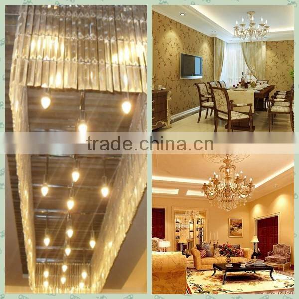 High quality glass ball lamp 420lm tungsten filament lamp E27 4w tungsten halogen lamp