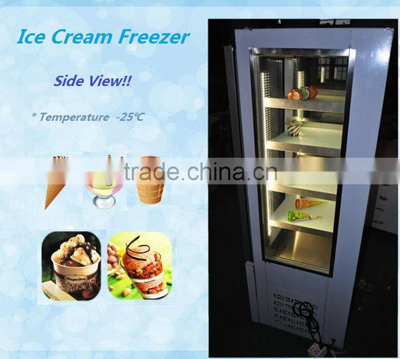 Stainless steel Vertical Ice Cream Freezer