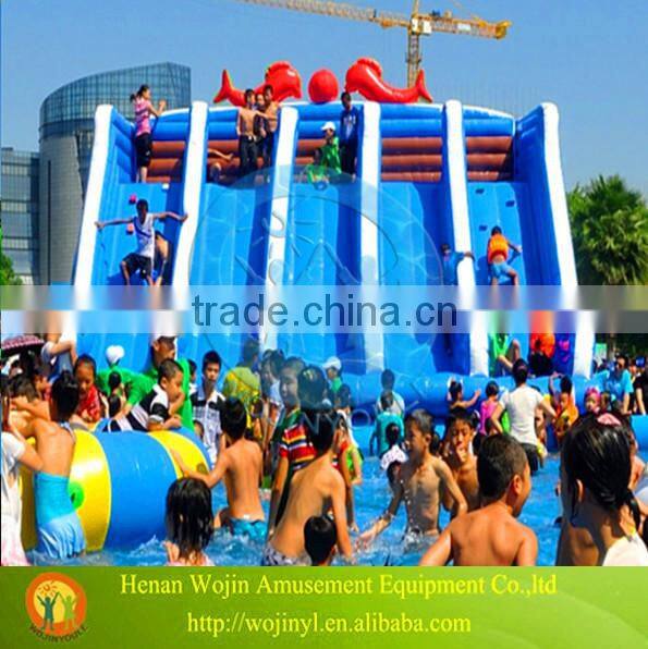 Giant commercial inflatable water slide