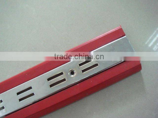 Chrome Channel Panel Display Wall System with Wood Plate (DG0008)