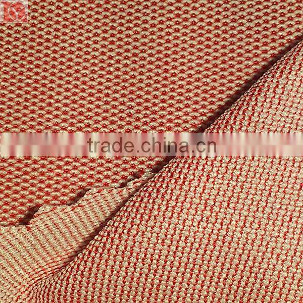 100% poly fabric in 2 tone pique with permanent wicking yarn antibacterial fabric finish
