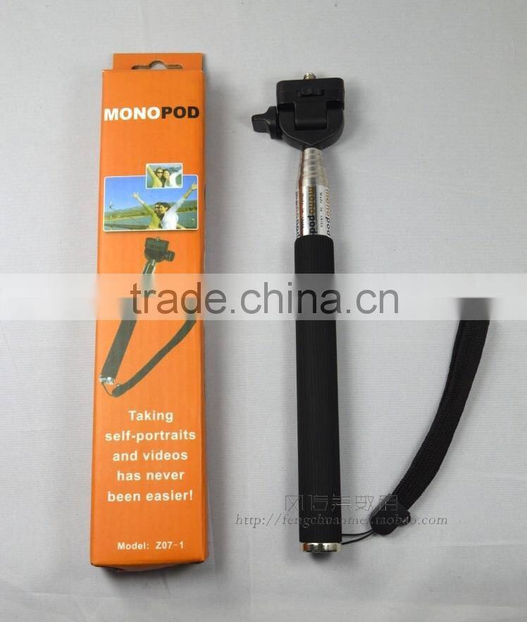 Extendable Self Portrait Selfie Handheld Stick Monopod With Smartphone Adajustable Holder For Phone Camera