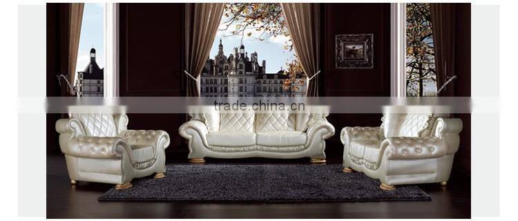 B838 UKFR USFR living room furniture classic leather sofa set