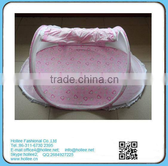 SR1069A 100% cotton foldable baby mosquito net