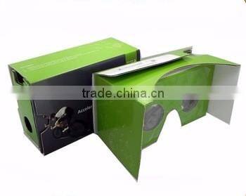 New arrival 3d glasses virtual reality google cardboard vr box
