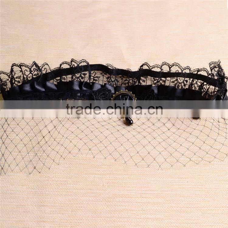 MYLOVE Beautiful lady Black Lace Floral Eye Mask Venetian Masquerade Fancy Party Dress ML5048