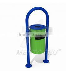 outdoor trash can