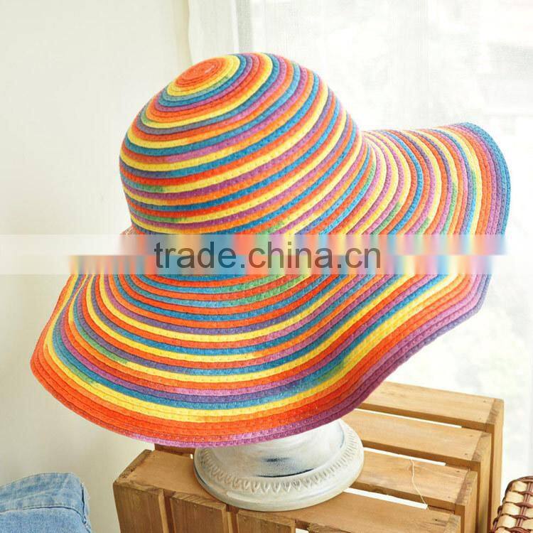 recycle 100% paper straw hat