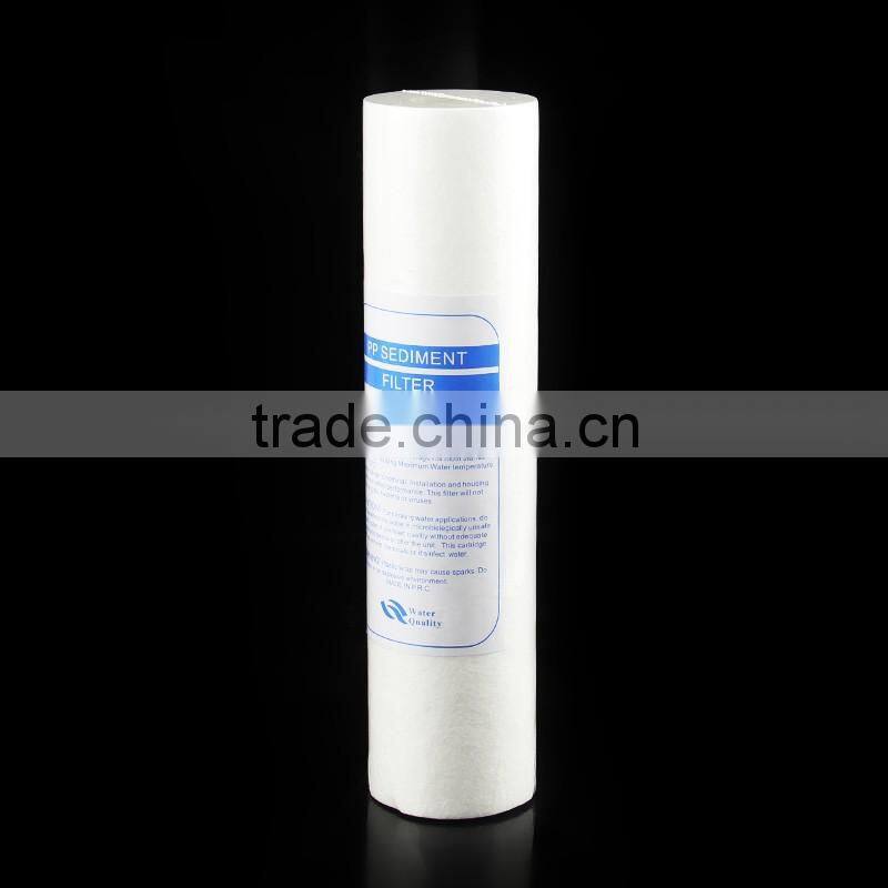 Wholesale 5 micron spun polypropylene ro water filter cartridge parts