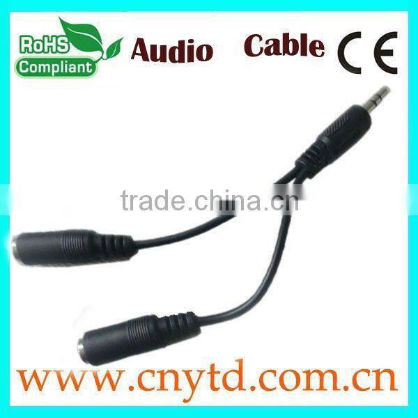 audio cable/3.5mm(male)to 2.5mm(female)*2