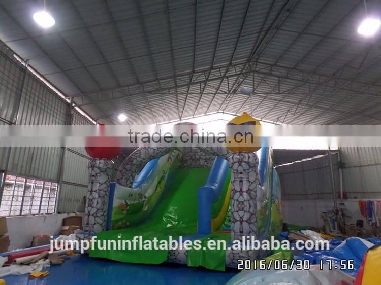 birds theme inflatable children slide for sale