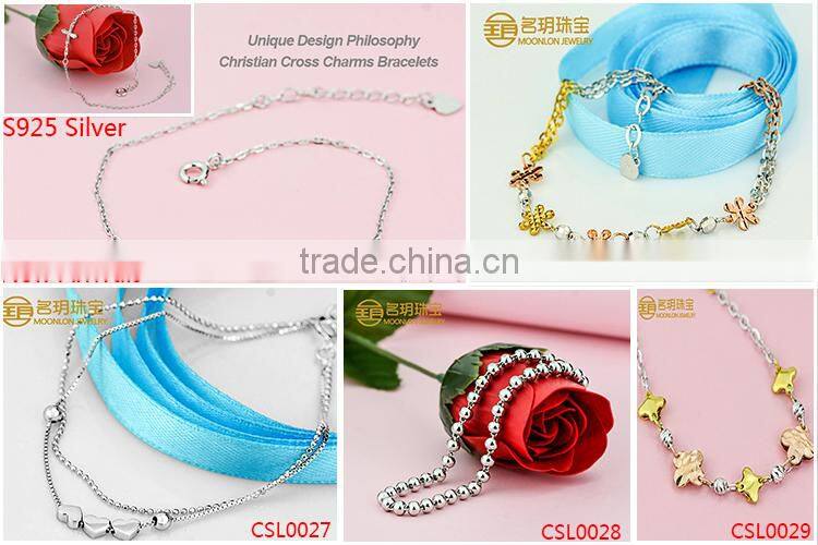 Wholesale low price mens bangles, gilt jewelry with base material of S925 sterling silver