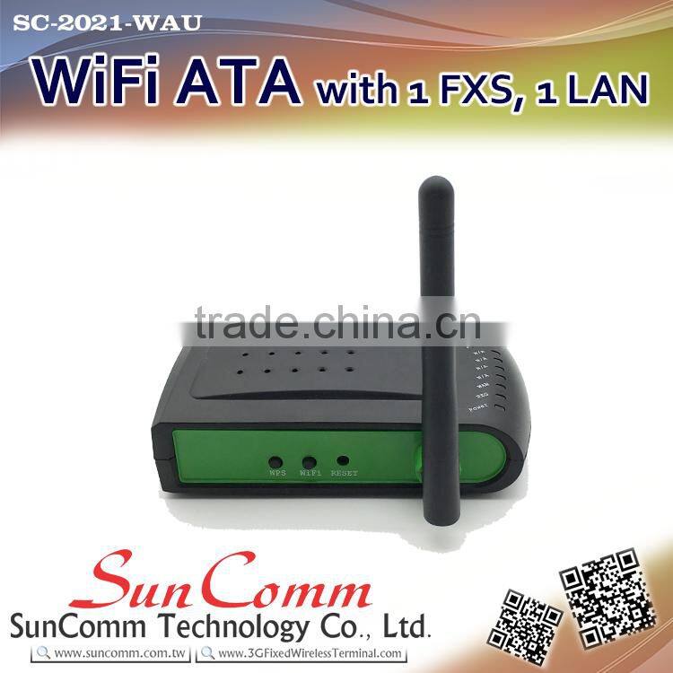 SC-2021-WAU with 1 FXS, 1 WAN WiFi ATA