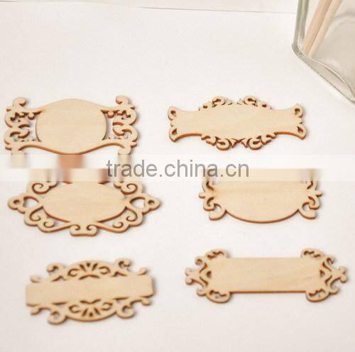 wood veneer labels, wooden flourish scrapbooking card craft embellishments