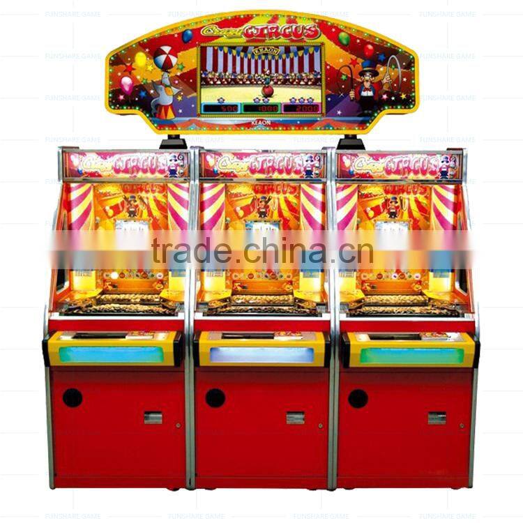 Coin Operated Lottery Puzzle Amusement Magic Circus Simulator Lottery Game Machine