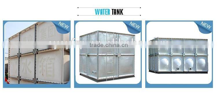 ISO Standard square sectional fiberglass grp water tank, frp water tank, smc water tank