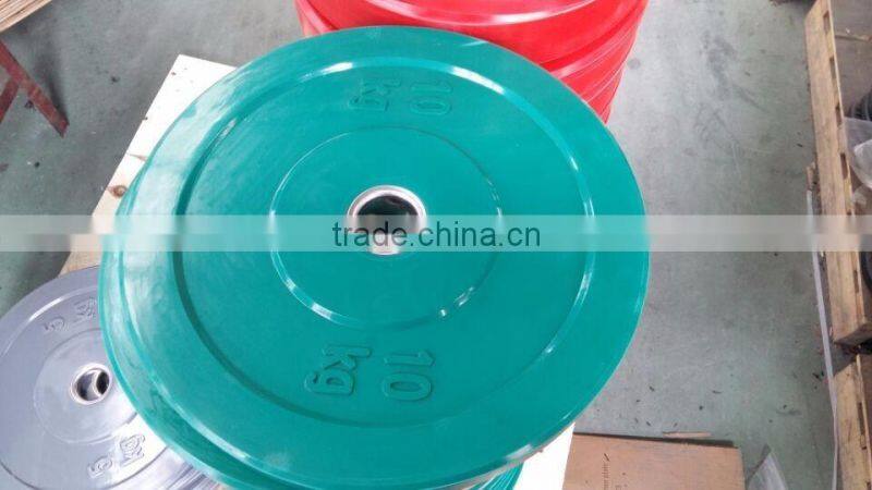 crossfit colorful rubber bumper Plates