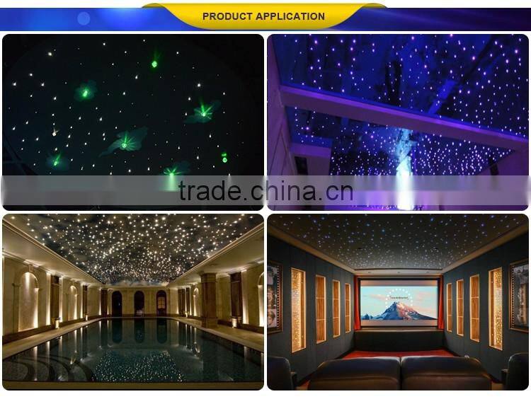 5W RGB mixing color+twinke white wheel mini led fiber optic illumination with remote