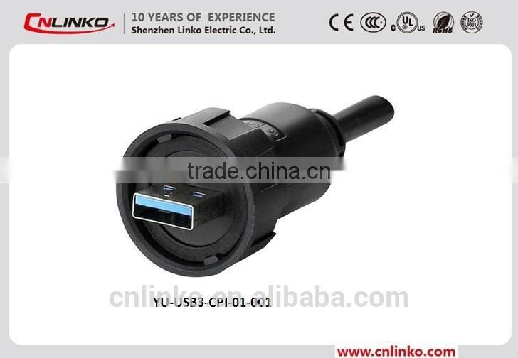 China Suppliers Surface Mount Soldering USB A Male Connector With Cable