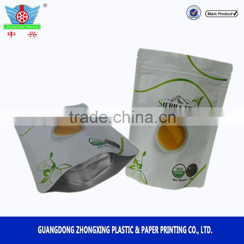 TOP QUALITY Gravure printed plastic bag empty tea bag with aluminum foil
