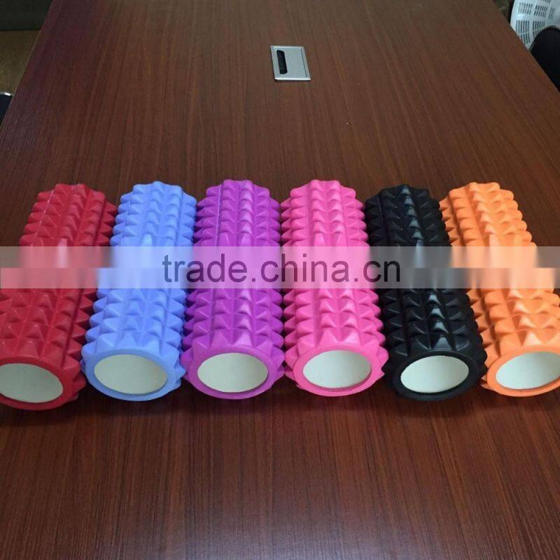 Body Building OEM Logo Printing eva foam roller 33x14 with yoga roller