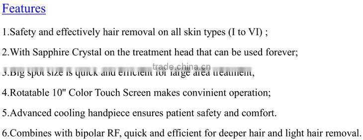 808nm diode laser hair removal machine portable