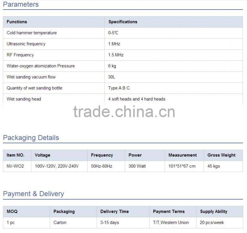 high quality oxygen facial machine for skin whitening